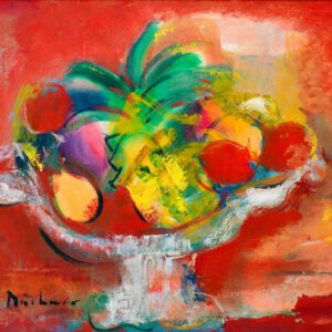 Abstract Still Life, Fruit in a Bowl
