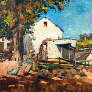 Farmhouse with Chickens