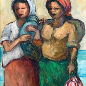 Women with Baby and Fish